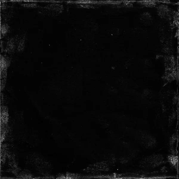 Stara Faktura Papieru Kwadratowej Ramce Okładki Rama Grungy Czarnym Tle — Zdjęcie stockowe