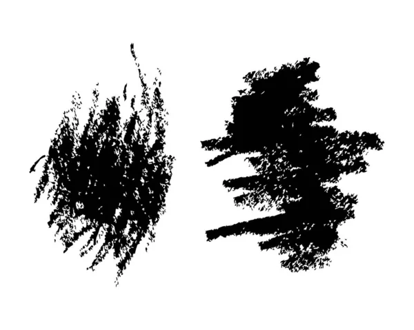 Texture Gribouillis Craie Sur Fond Blanc Éléments Graphiques Pour Superpositions — Image vectorielle