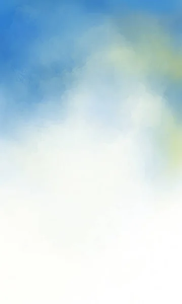 Абстрактна Акварельна Фарба Синьої Градації Ручний Малюнок Пензлем Ілюстрація Текстура — стокове фото