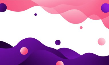 sıvı soyut kopyalama alanı pembe ve mor. Dalgalı arka plan elemanları. Soyut boya sıçradı, posterler, afişler için mürekkep damlaları, vs..