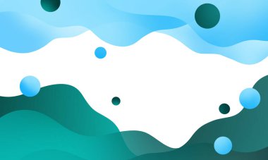 sıvı soyut kopyalama alanı mavi ve yeşil. Dalgalı arka plan elemanları. Soyut boya sıçradı, posterler, afişler için mürekkep damlaları, vs..