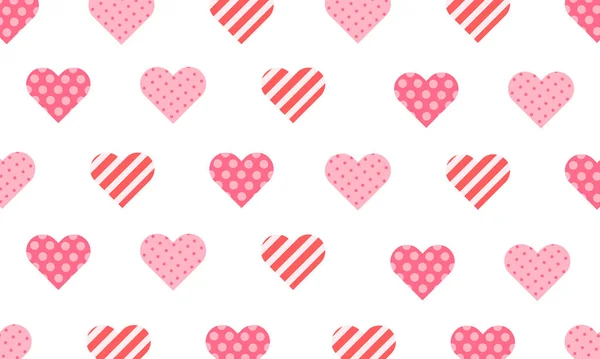 Copy Space Decorated Heart Shaped Valentines Element Decoration Vector Graphic — Stockový vektor