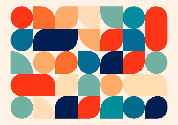 a colorful geometric pattern in vector graphic. creative decoration for the contemporary design. a trendy art background.