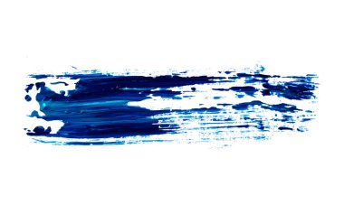 İzole edilmiş arka planda boya fırçası çizikleri. Soyut boya vektör çizimi seti 