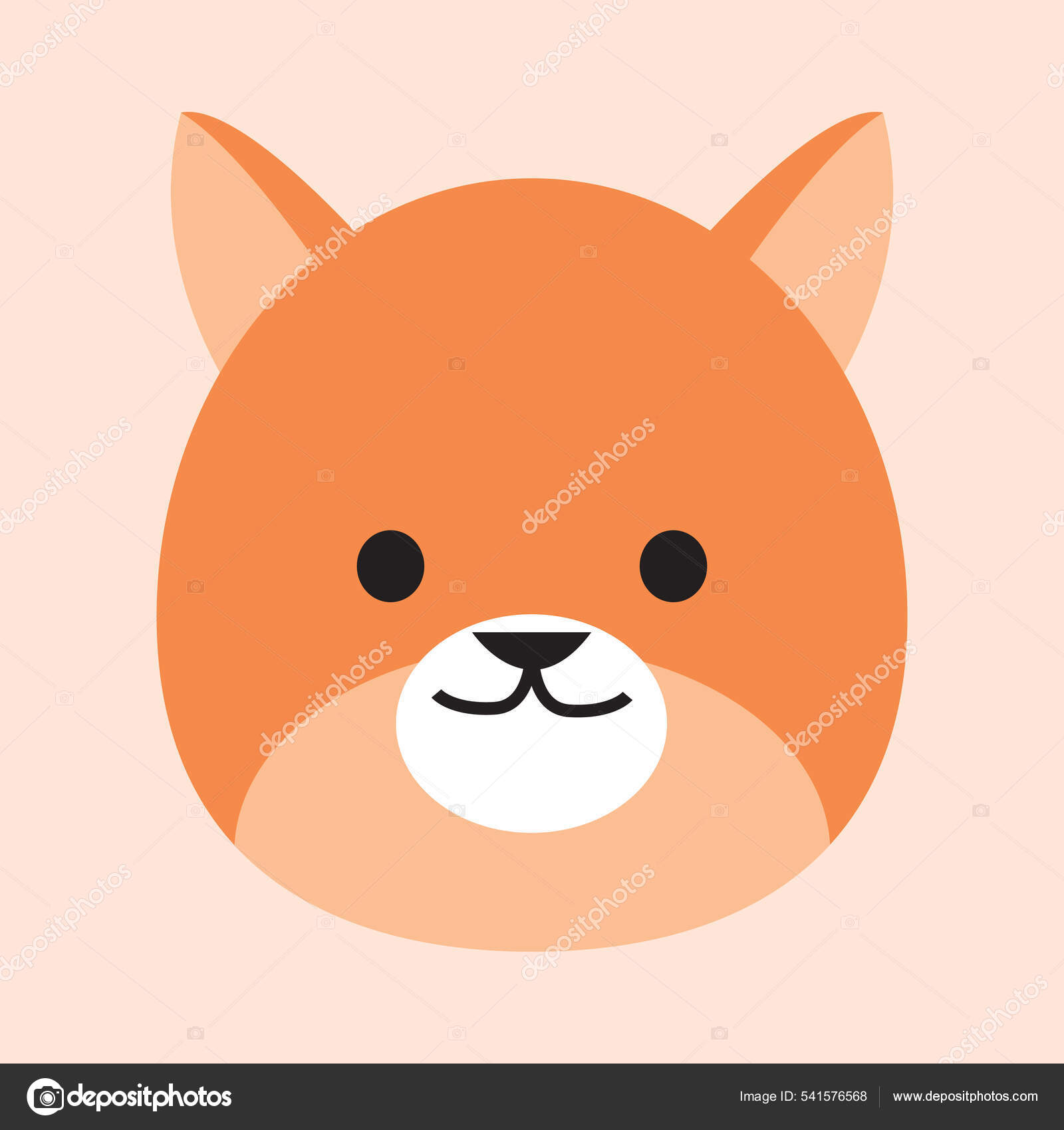 Personagem de desenho animado Animal Wolf - Logotipo, Gráficos