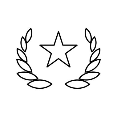 Kazandım. Zafer, ödüllendirme, derecelendirme vs. ile ilgili bir simge. ui ux web sitesi ya da mobil uygulama için düzenlenebilir öge.