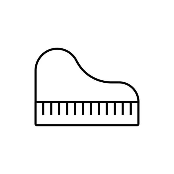 Bir Piyano Sembolü Müzikal Enstrümanlarla Ilgili Düzenlenebilir Simgeler Web Sitesi — Stok Vektör
