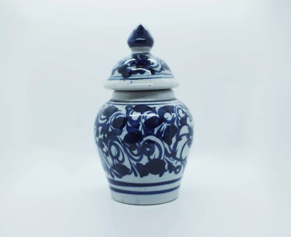 Vase Chinesse Beau Motif Traditionnel — Photo