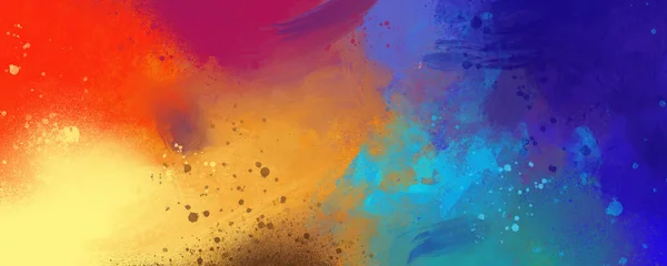 Абстрактная Живопись Смешивает Множество Цветов Текстур Фона Обоев — стоковое фото