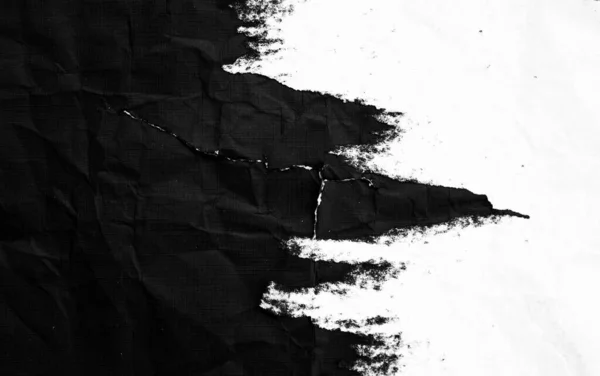 Papier Noir Avec Des Larmes Blanches Pour Fond Texture Papier — Photo