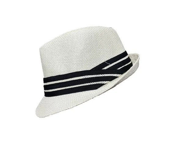 Head Cap Fashionable Isolated White Background Hat Vintage Hipster Style — Stock Photo, Image