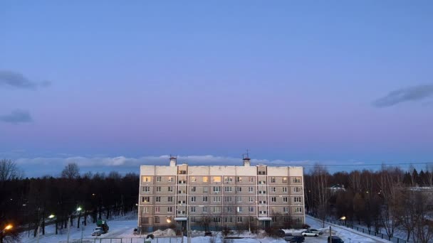 Stor natur tid-förflutit av himlen — Stockvideo