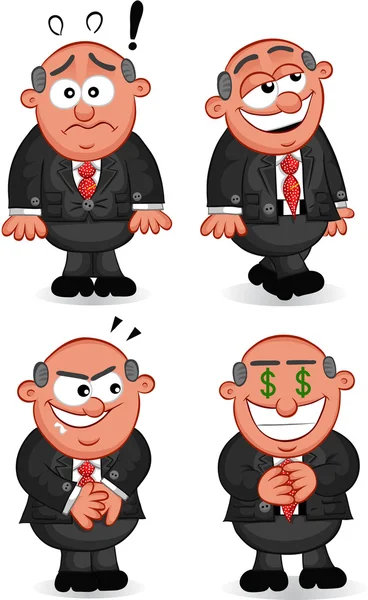 Boss Cartoons — Stock Vector