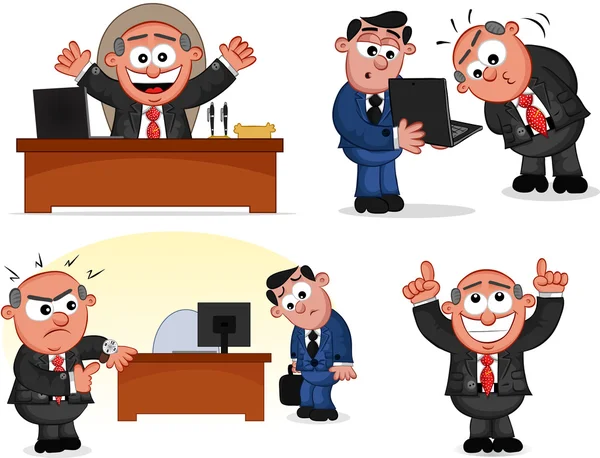 Boss Man Set 13. — Stock Vector