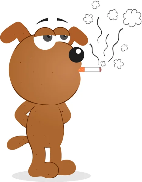 Pies dla niepalących — Wektor stockowy