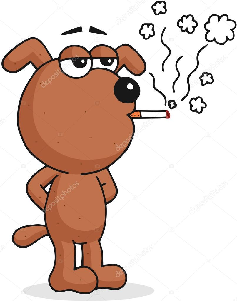 Dog Smoking Stock Vector Image by ©Emrah_Avci #37429099