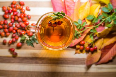 Böbrekleri Temizleyen Sağlıklı Rosehip Bitki çayı