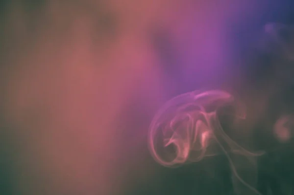 Verschwommener Hintergrund Von Schwimmendem Rauch Verschiedenen Formen — Stockfoto