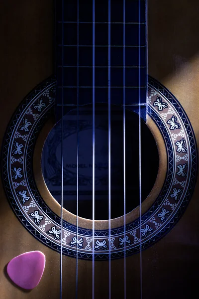 शास्त्रीय गिटार होल — स्टॉक फोटो, इमेज