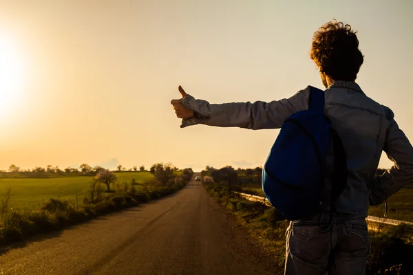 Hitchhiking — Stock Photo, Image