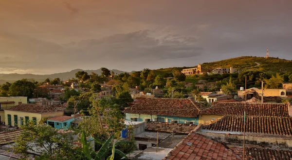 Trinidad during sunset, Cuba — Stock Photo, Image