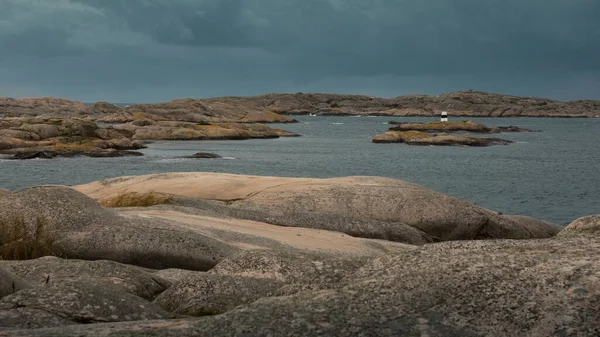 Coast Archipelago Smoegen West Coast Sweden Overcast Cloudy Day —  Fotos de Stock