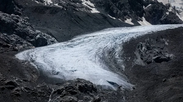 Morteratschgletscher Engadin Den Schweizer Alpen — Stockfoto