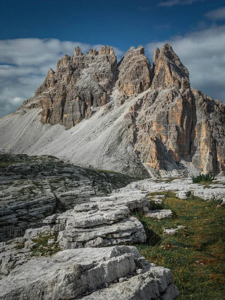 봉우리 구역의 Paternkofel Three Peaks Nature Reserve Dolomite Alps South — 스톡 사진