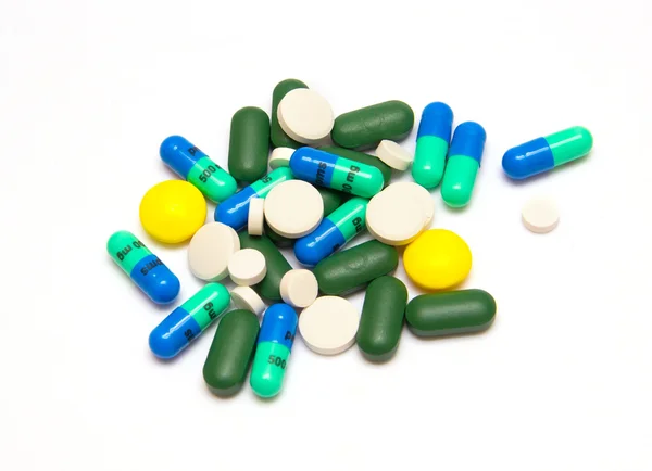 Pillole e droghe — Foto Stock
