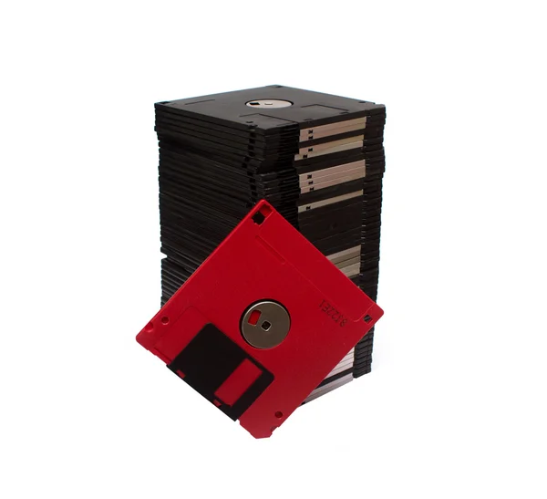 Many diskette — Stock Photo, Image