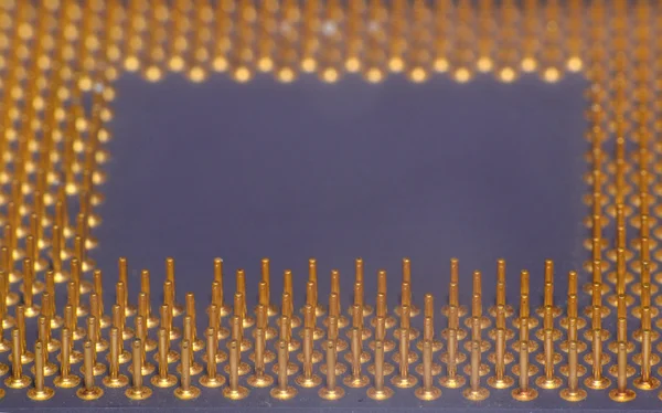 Microchip do processador — Fotografia de Stock