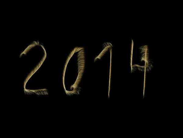 Mutlu yeni yıl - 2014 — Stok fotoğraf