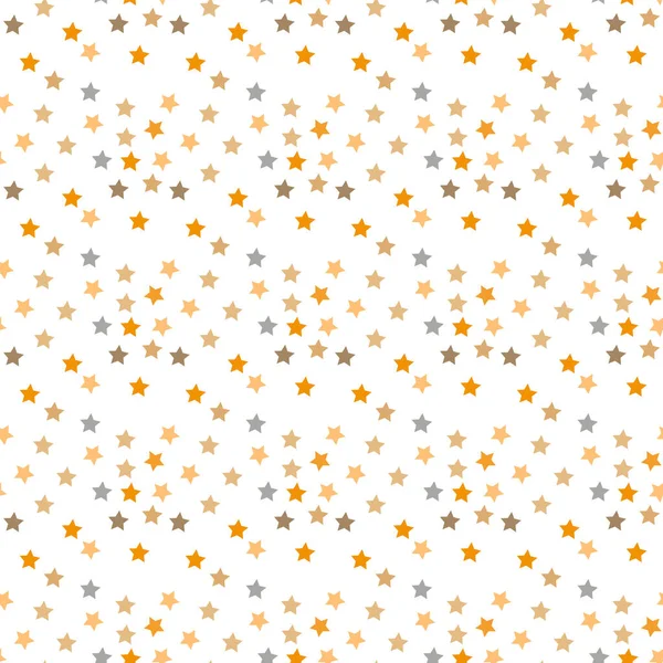 Modèle sans couture rétro. Couleur étoiles grunge et points sur fond texturé beige — Image vectorielle