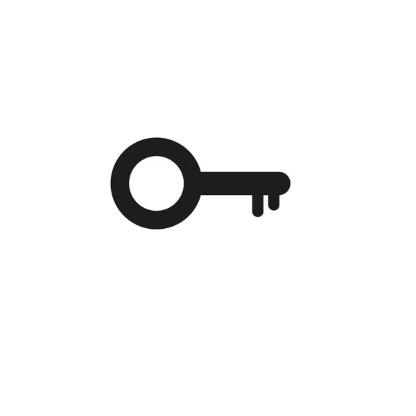 Icono clave en estilo plano de moda aislado en el fondo. Icono clave símbolo de página para el diseño de su sitio web Icono clave logotipo, aplicación, interfaz de usuario. Icono clave Ilustración vectorial, EPS10 . — Archivo Imágenes Vectoriales