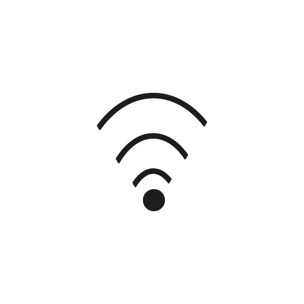 Ícone wifi, vetor de ícone wifi, em estilo plano moderno isolado no fundo branco. Imagem do ícone wifi, ilustração do ícone wifi — Vetor de Stock
