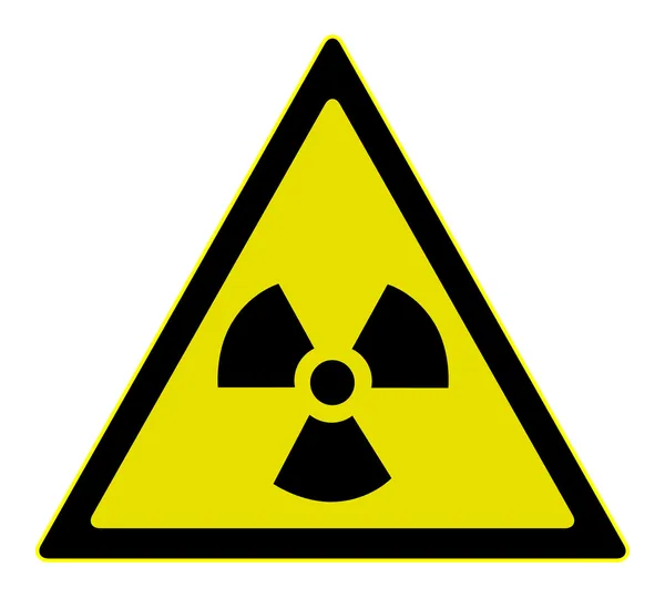 Strahlenwarnzeichen — Stockvektor