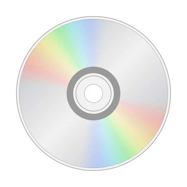 Ilustração de CD em branco, DVD — Fotografia de Stock
