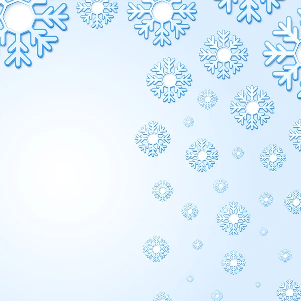 PrintAbstract snowflake background with place for your text — Stock Vector