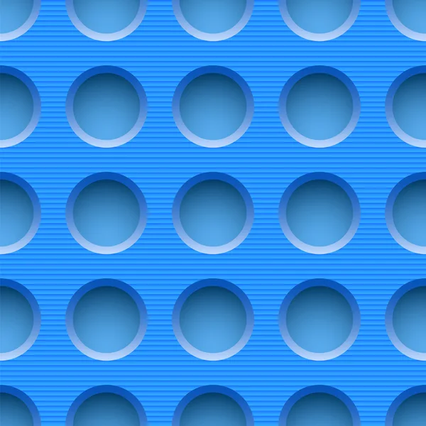Bezešvé modrá tečkovaná plastové pozadí — Stockový vektor
