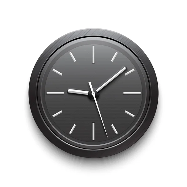 Reloj redondo. Ilustración vectorial — Vector de stock