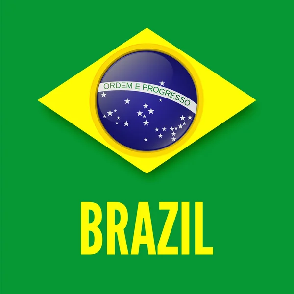 Бразилія. фон для вашої презентації — стоковий вектор