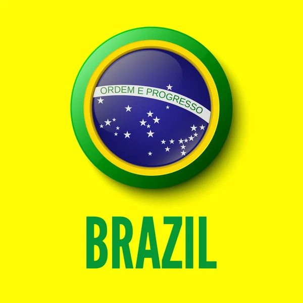 ブラジル。プレゼンテーションの背景 — ストックベクタ