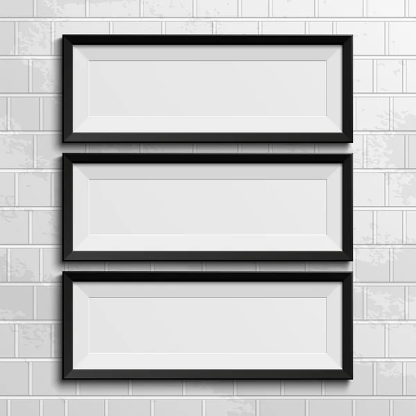 Realistische foto frames — Stockvector