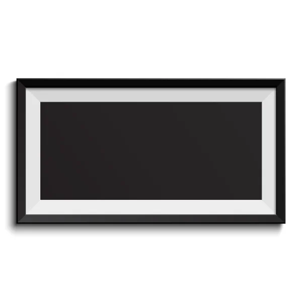 Picture frame isolated on white background — Stock Vector