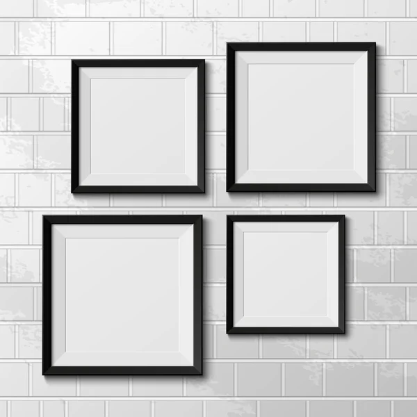 Realistic picture frames — Stock Vector