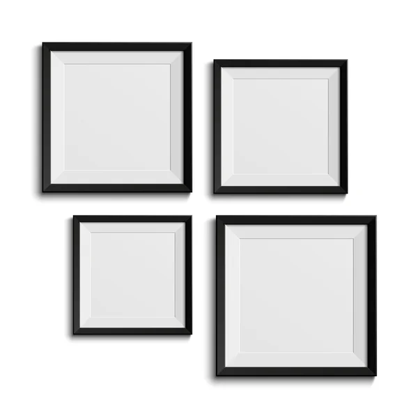 Realistische foto frames — Stockvector