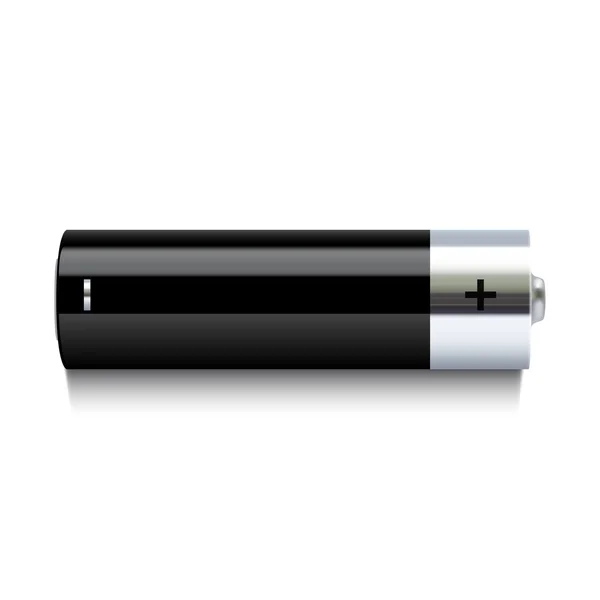 Realistic battery icon — Stock Vector