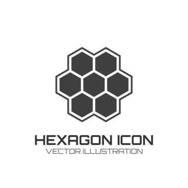 Hexagon icon clipart