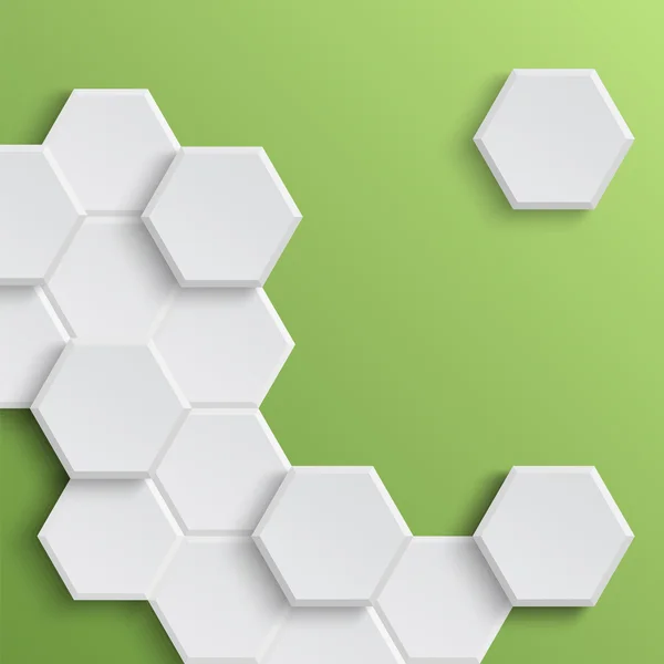 Abstrakt hexagonal bakgrund — Stock vektor
