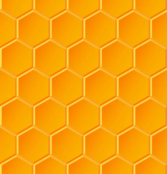 Padrão geométrico sem costura com favos de mel — Vetor de Stock